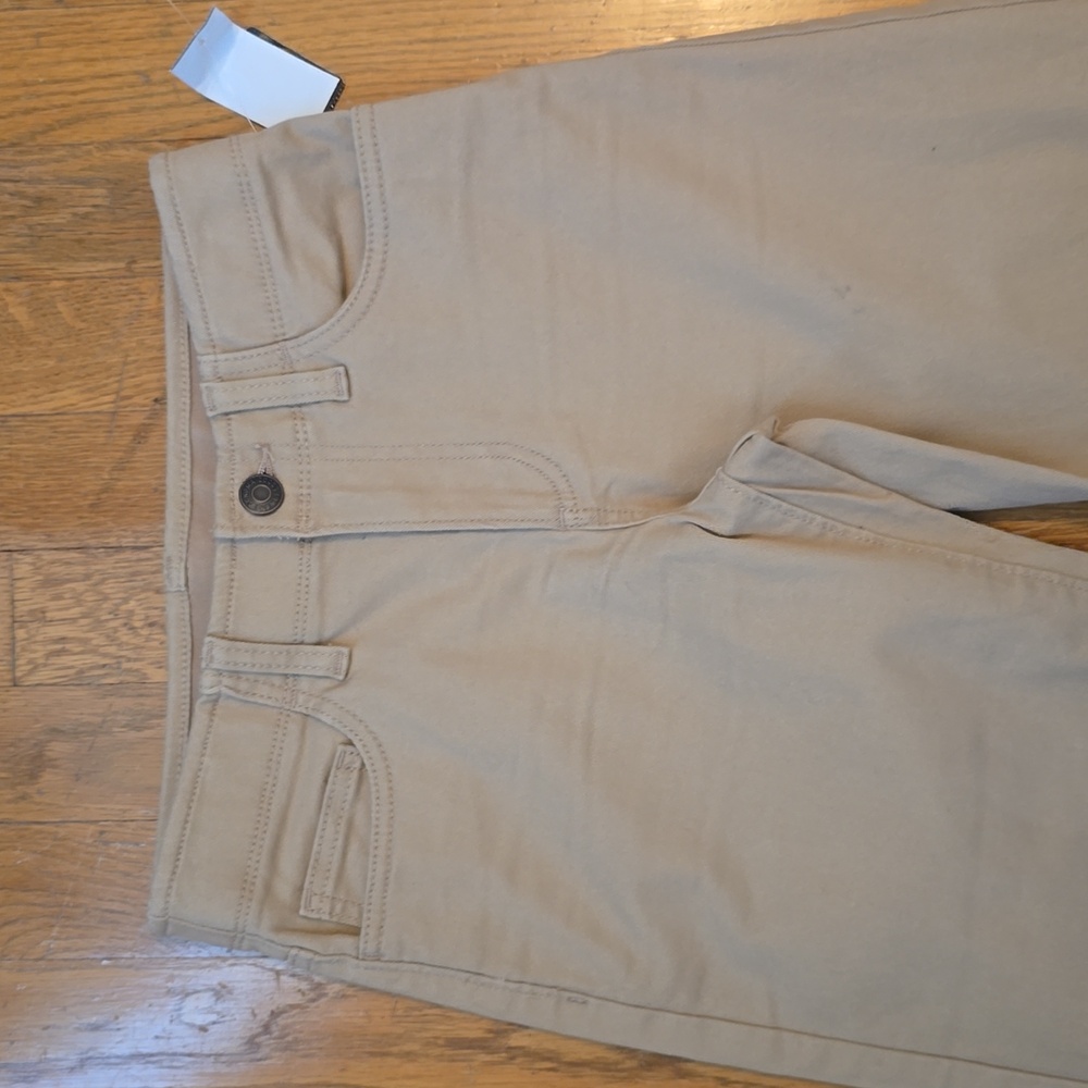 SONOMA BRAND GIRL'S TAN ZIPPERED PANTS SIZE 8